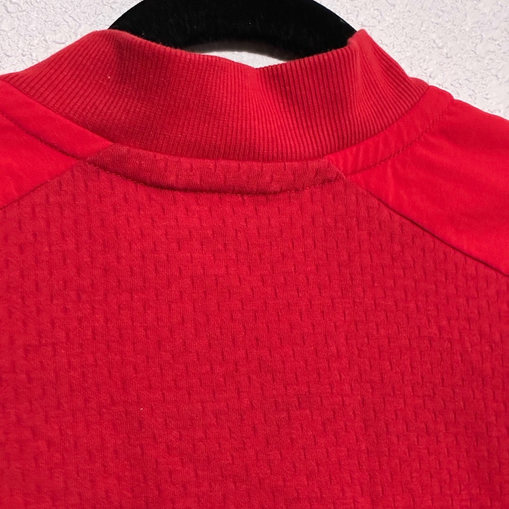 Adidas Bold Red Zip-Up Jacket XL - Picture 8 of 8